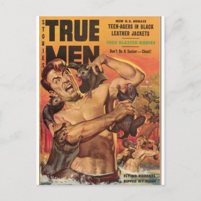 True Men 3 Postkarte (Vorderseite)