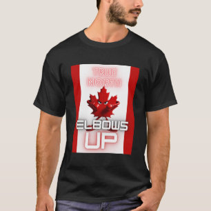 True North - Coudes vers le haut T-shirt foncé
