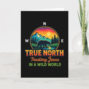 True North - Jesus vertrauen in einer verrückten W Karte