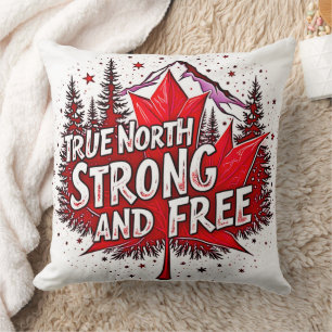 True North Strong Free Kissen
