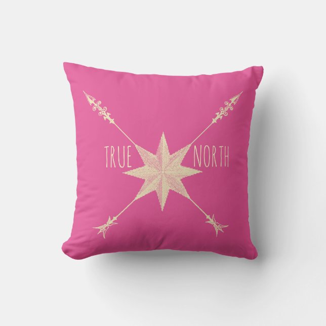 True North Throw Pillows Kissen (Vorderseite)