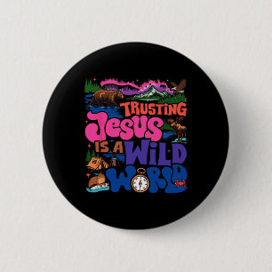 True North Vbs 2025 Jesus vertrauend Wilde christl Button