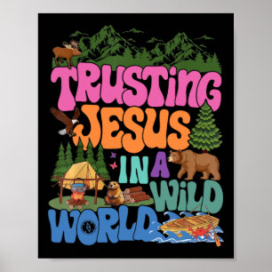 True North Vbs Dem Herrn Jesus In Einer Verrückten Poster