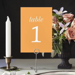 True Simplicité 2 Sorbet Mariage Numéro de table