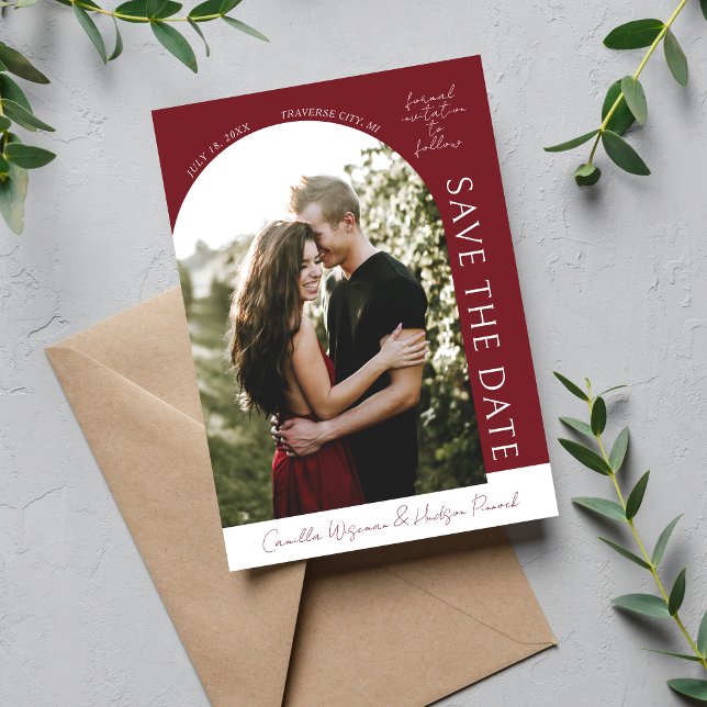 True Simplicity 4 | Burgundy | Save The Date (Von Creator hochgeladen)