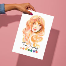 True Spring Type Saisonfarbenanalyse Art