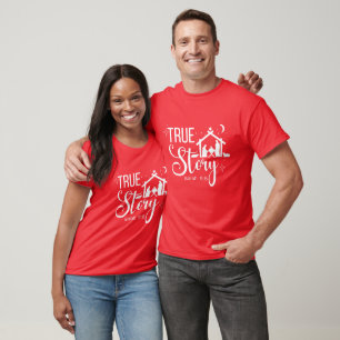 True Story Isaiah 9:6 Weihnachtsbibliotheksschrift T-Shirt
