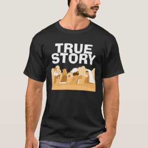 True Story Nativity Christlich Weihnachten Christi T-Shirt