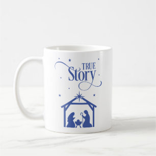 True Story Nativity Weihnachtskaffee-Tasse Kaffeetasse