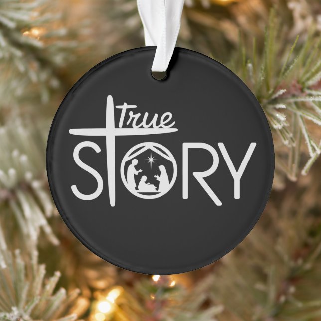 True Story of Jesus Birth Christmas Nativity Xmas (Arbre)