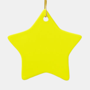 True Yellow Fluo Delight Deco ist für Sie bereit Keramikornament