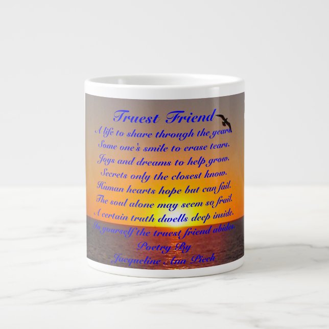 Truest Friend Jumbo-Tasse (Vorderseite)