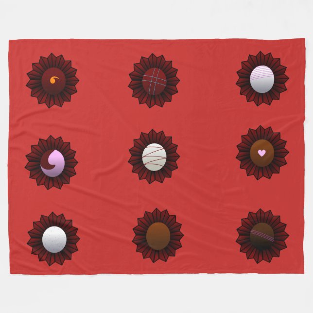 Trüffel Fleecedecke (Vorderseite (Horizontal))