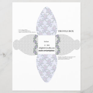 Truffle Box Gastgeschenk Box Box. Geburtstag oder Flyer
