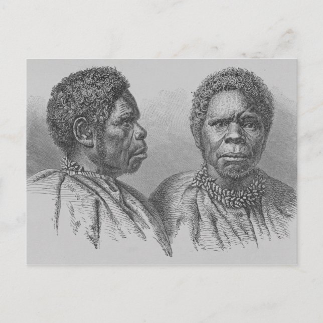 Truganina, die letzte Tasmanierin Postkarte (Vorderseite)