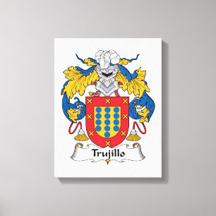 Trujillo Familienwappen Leinwanddruck