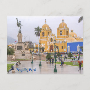 Trujillo, Peru, Plaza Mayor de Trujillo Postkarte