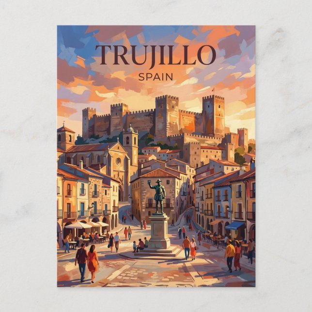 Trujillo Spanien Postkarte (Vorderseite)