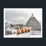 Trulli - Alberobello Postkarte<br><div class="desc">Schöne Trulli Häuser in Puglia,  Italien.</div>