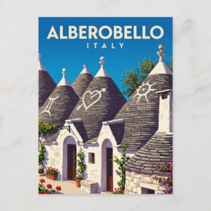 Trulli di Alberobello Italien Postkarte
