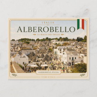 Trulli-Dorf, Alberobello - Italien  Postkarte