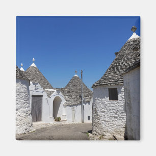 Trulli Häuser in Alberobello, Puglia-Magnet Magnet