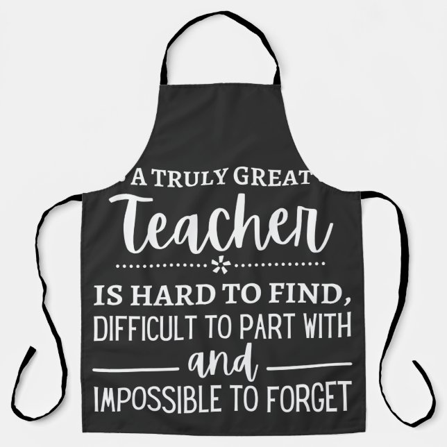 Truly Great Teacher Schürze (Vorderseite)