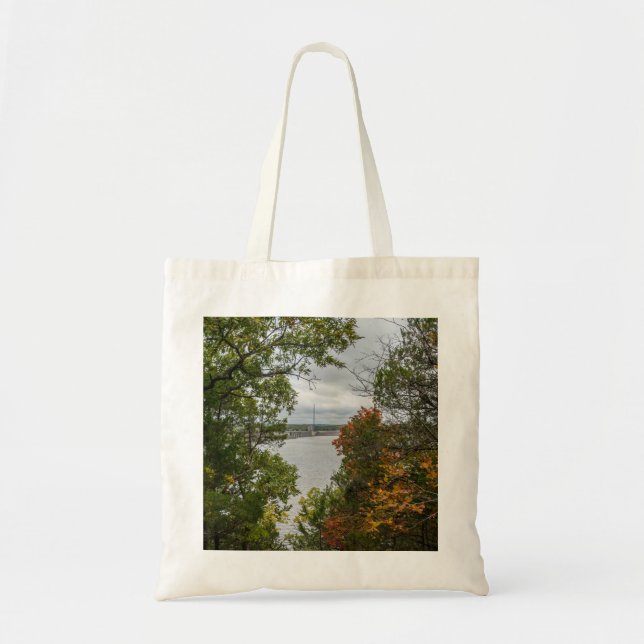 Truman Dam Herbst Gerahmt Tragetasche (Vorne)