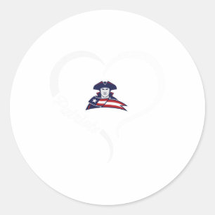 Truman Patriots Logo Halbherz Slogan Hs Runder Aufkleber