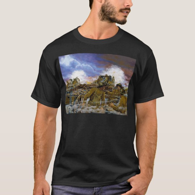 Trumans Batterie durch Dominic D'Andrea T-Shirt (Vorderseite)