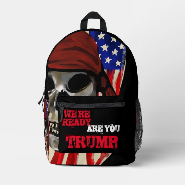 TRUMENBIKER BEDRUCKTER RUCKSACK (Vorderseite)