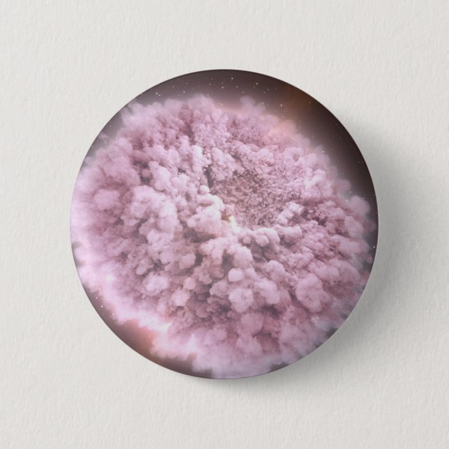 Trümmerwolke aus zwei Neutronenstern Button (Vorderseite)
