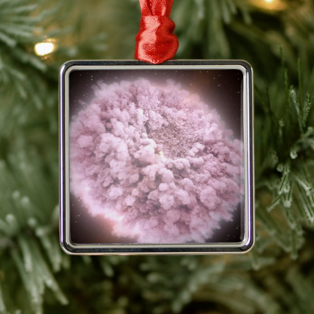 Trümmerwolke aus zwei Neutronenstern Ornament Aus Metall (Baum)