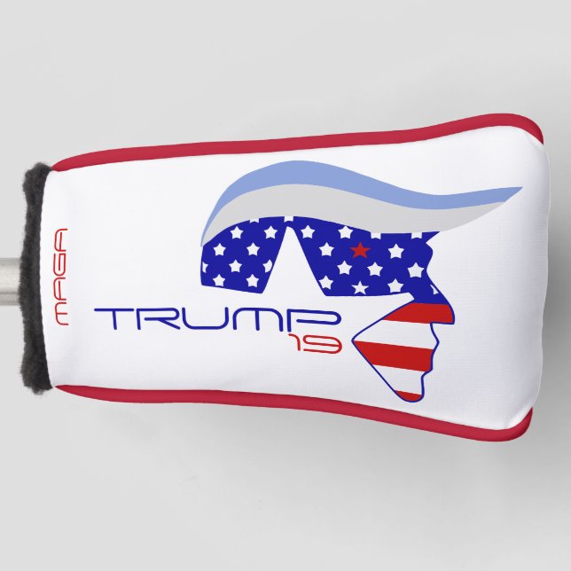 Trump19 Maga Golf Head Cover Golf Headcover (Vorderseite)