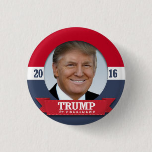 Trump 2016 button