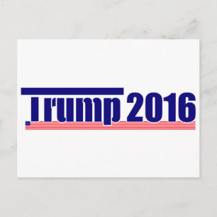 Trump 2016 postkarte