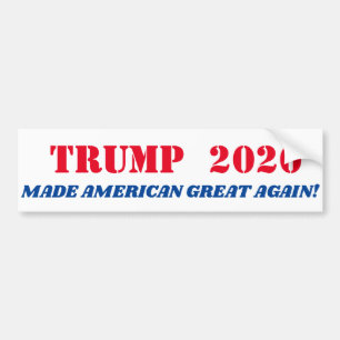 TRUMP 2020 AUTOAUFKLEBER