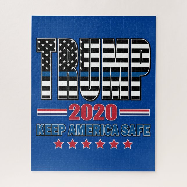 Trump 2020 Behalte Amerika sicher (Vertikal)