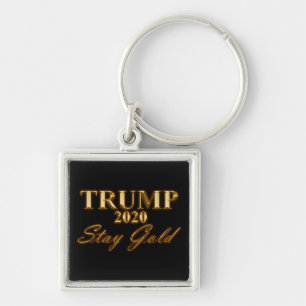 TRUMP 2020 - Bleibe Gold Schlüsselanhänger