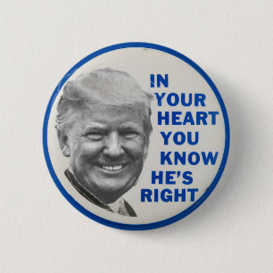 Trump 2020 button