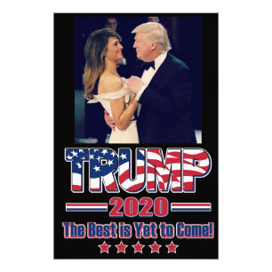 Trump 2020 Das Beste ist noch nicht zu erwarten Fotodruck