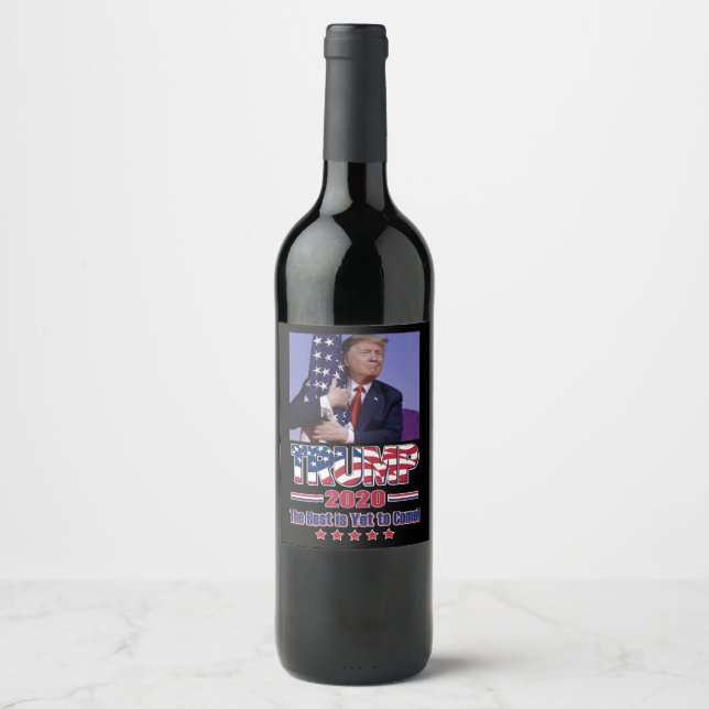 TRUMP 2020 Das Beste steht noch aus Weinetikett (Vorderseite)