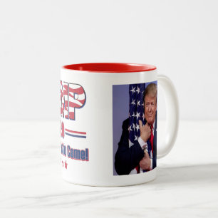 Trump 2020 Das Beste steht noch bevor Zweifarbige Tasse