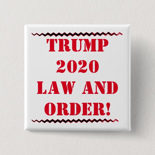 TRUMP 2020 GESETZ UND BESTELLUNG SCHALTFLÄCHE!! BUTTON (Vorderseite)