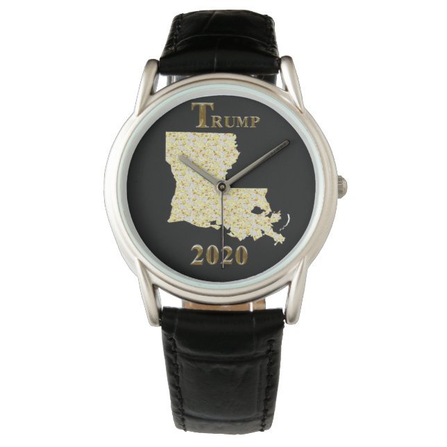 TRUMP 2020 LOUISIANA WATCH ARMBANDUHR (Vorderseite)