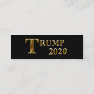 TRUMP 2020 MINI VISITENKARTE