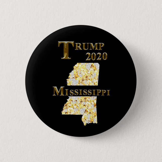 TRUMP 2020 MISSISSIPPI BUTTON (Vorderseite)