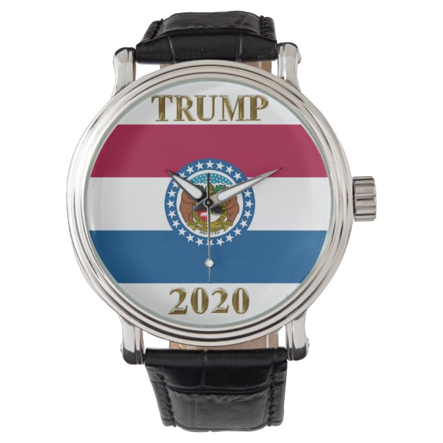 TRUMP 2020 MISSOURI-WATCH ARMBANDUHR (Vorderseite)