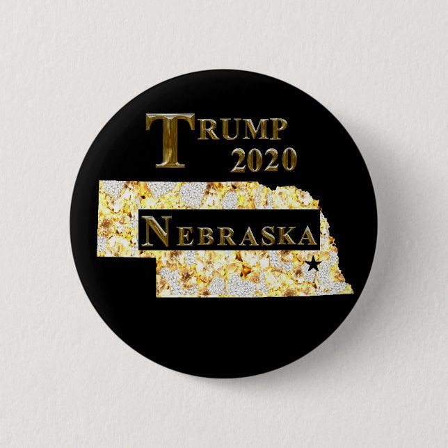 TRUMP 2020 NEBRASKA BUTTON (Vorderseite)
