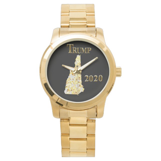TRUMP 2020 NEUE HAMPSHIRE-SUCHE ARMBANDUHR (Vorderseite)